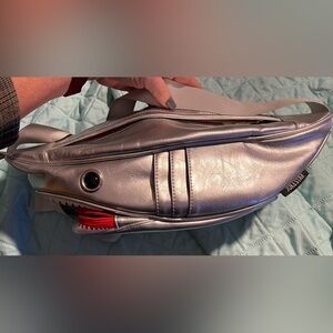 Silver Shark Belt Bag by Jokestar great condition. Belt crossbody.